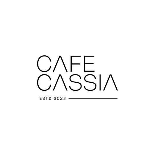 Cafe Cassia branding mockup